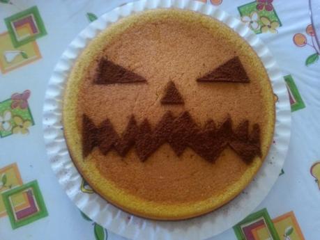 Torta di zucca per Halloween. Semplice e veloce.