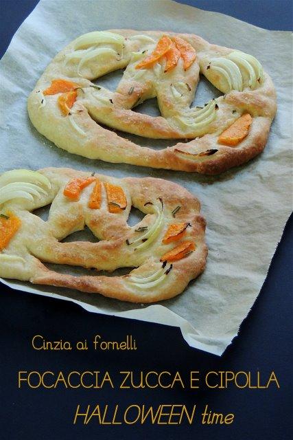 focaccia col bimby zucca e cipolle