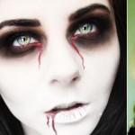 Halloween make-up video tutorial