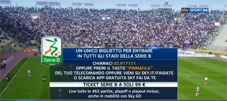 Sky Sport HD Serie B | 9a giornata - Programma e Telecronisti