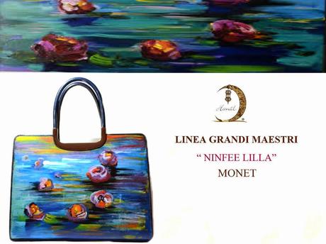 Hanùl, Borse dipinte a mano, Le Ninfee di Claude Monet