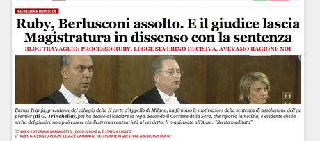 Cose che non tornano dall'assoluzione (del caso Ruby)