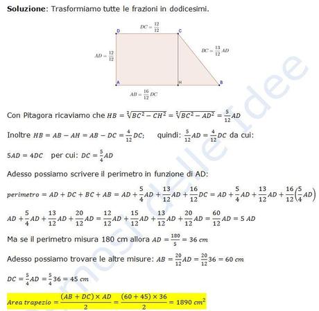 Problema sul trapezio rettangolo