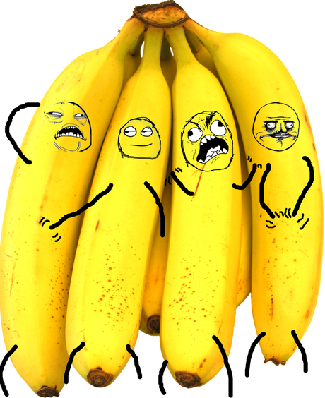 In the Street...Bananas!