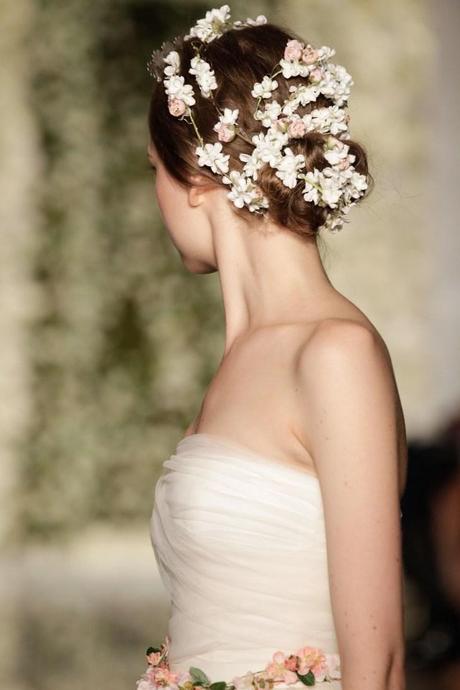 acconciatura sposa bridal fashion week 2014