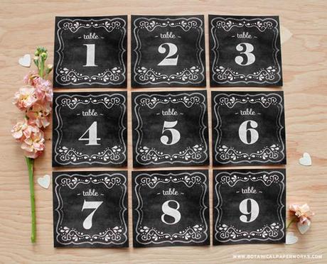 5-Lavagnette-per-numerare-i-tavoli--Chalkboard-Wedding-Table-Numbers