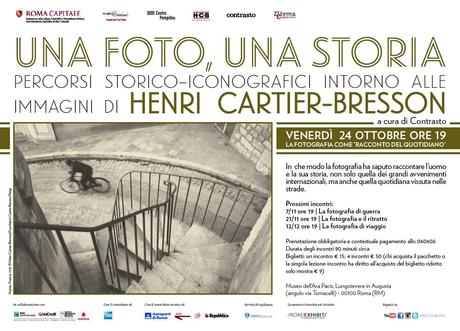 Una foto, una storia: incontri per conoscere le immagini di Cartier-Bresson