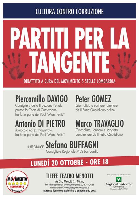 La settimana del Movimento 5 Stelle Lombardia - 10-17 ottobre 2014