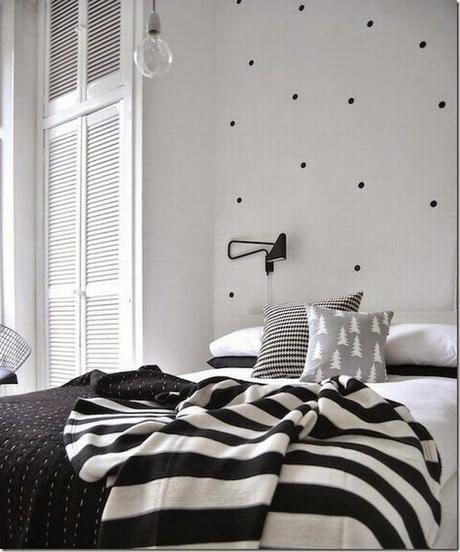 case e interni - decorare pareti - pois (9)