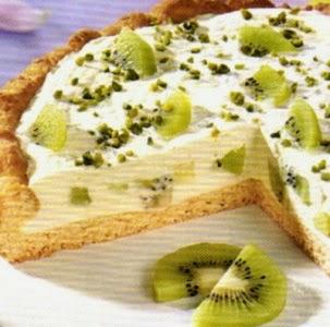 Torta yogurt e kiwi