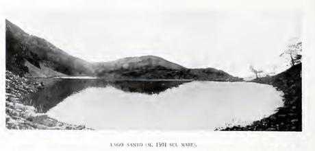 Lago Santo - Foto tratta da I bagni di Lucca, Coreglia e Barga di Bonaventura Arnaldo, 1914