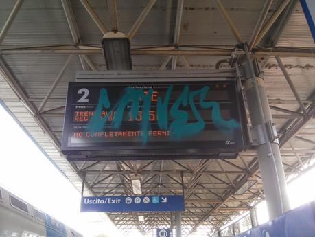 Stazione Nuovo Salario della linea Orte-Fiumicino. Oltre il livello di guardia. Tante foto per ribadire che a Roma chi usa il mezzo pubblico deve essere umiliato