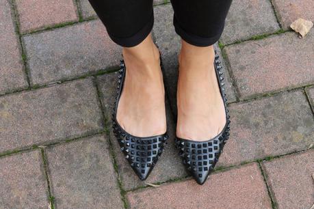 Zara studded flats