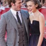 Sam Claflin e Lily Collins sorridenti per Love, Rosie Roma Cinema Festival 2014