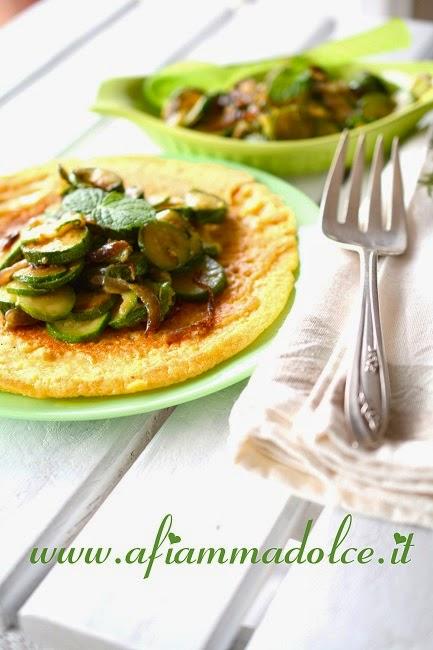 farifrittata di ceci con zucchine