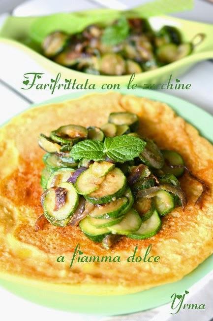 farifrittata di ceci con zucchine