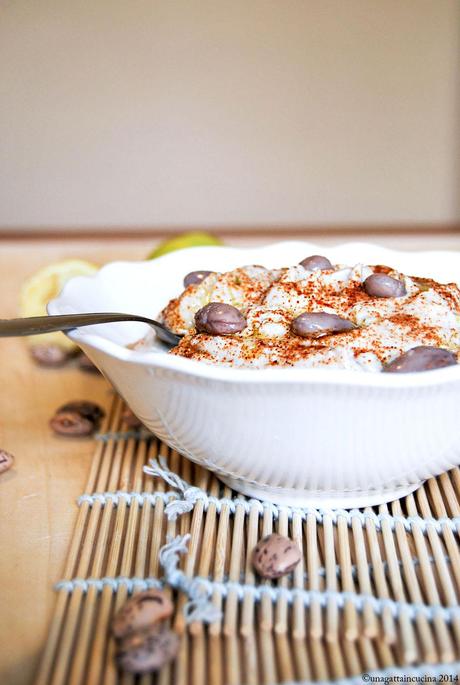 Hummus di fagioli borlotti