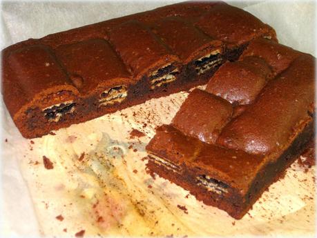 BROWNIES CON WAFFER A SORPRESA