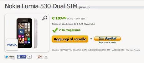 Da Expansys il Nokia Lumia 530 Dual Sim Da Expansys il Nokia Lumia 530 Dual Sim