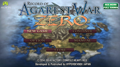 Record of Agarest War Zero