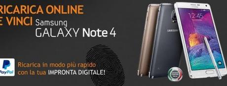 Galaxy Note 4 è il premio del nuovo concorso Wind