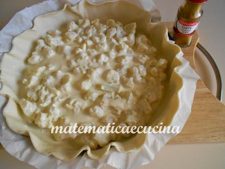 Quiche di Cavolfiore Insaporita al Curry