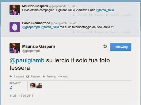 Per la serie com’è bello litigare da Trieste in giù, Gasparri insulta la chiunque