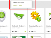 Google Play Store: arriva filtro quattro stelle”