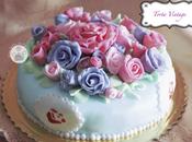 Torta Vintage Bouquet Rose