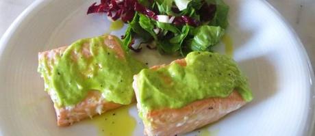 salmone in salsa verde