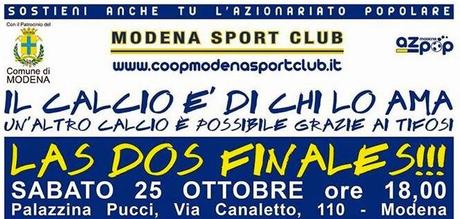 Coop Modena Sport Club, 12 incontri per conoscere i Supporters' Trust italiani ed europei