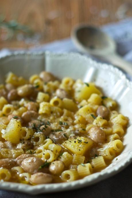 Pasta fagioli e patate