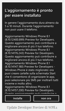 Un nuovo update per Windows Phone 8.1 | L'aggiornamento disponibile solo per certi device