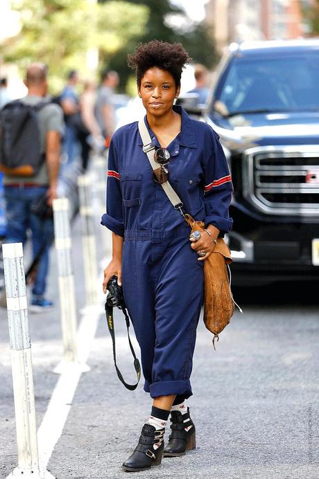 In the street...Work Coverall