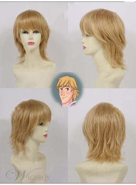 New Arrival Frozen Kristoff Short Layered Costume Wig