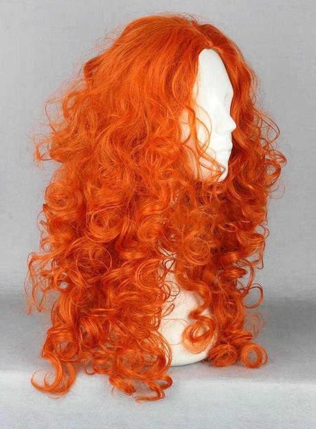 Top Quality Coraggioso Merida lunghi ricci Wig Costume