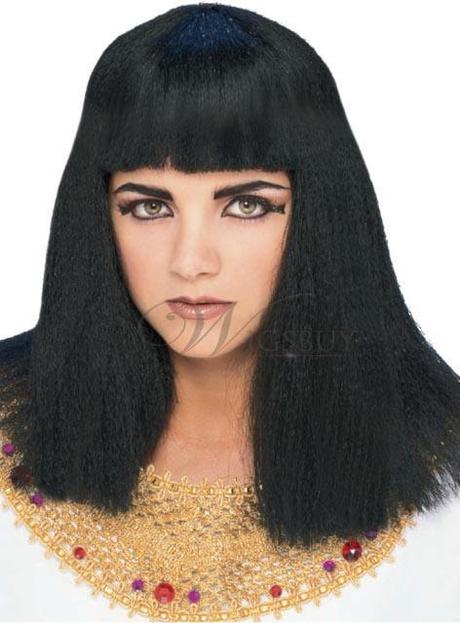 Attractive Sexy Cleopatra Long Curly Costume Wig