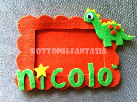 Set dinosauro per la nascita di Nicolò