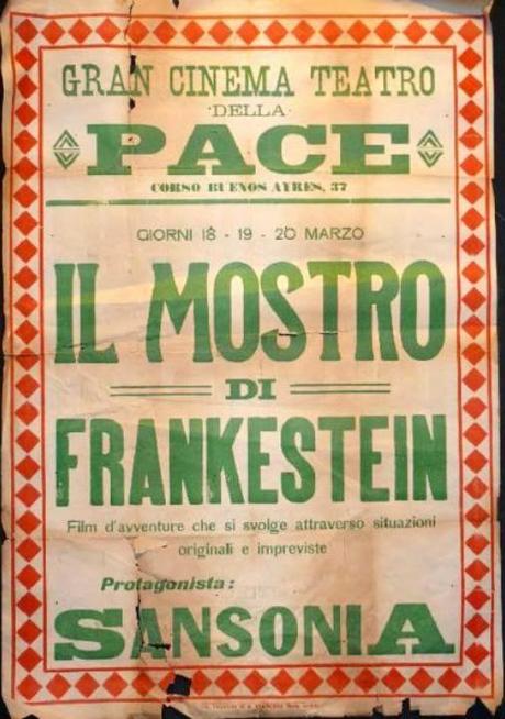 IL MOSTRO DI FRANKENSTEIN : IL FILM PERDUTO  ITALIANO DEGLI ANNI VENTI!