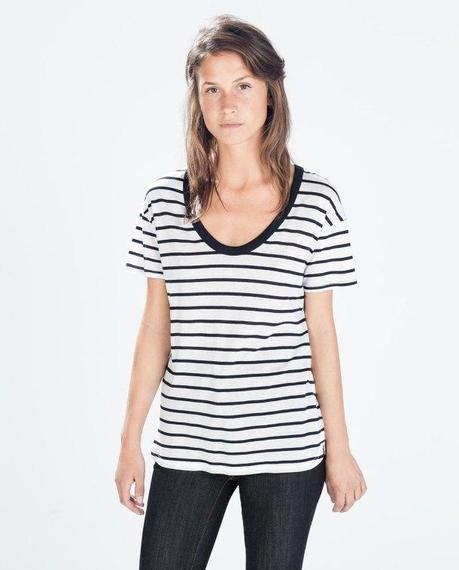 Zara - T-shirt a righe 3,99€