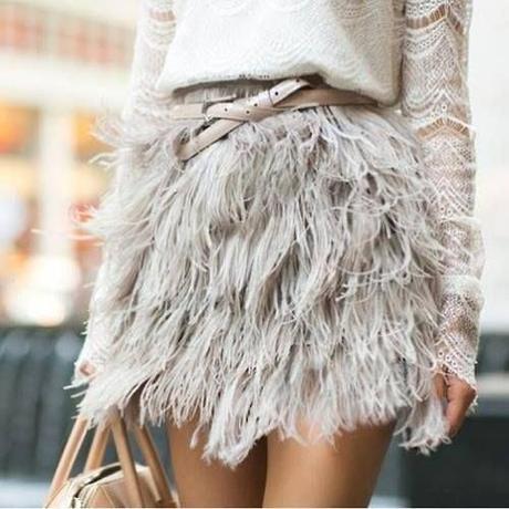 grey-fluffy-skirt