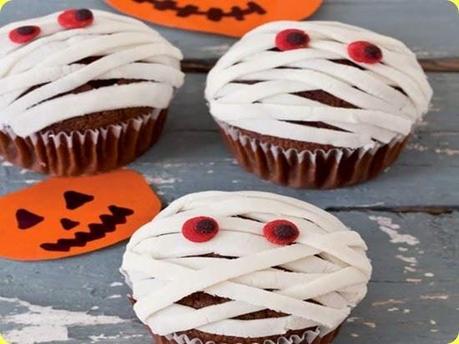 Cupcakes di Halloween al cioccolato