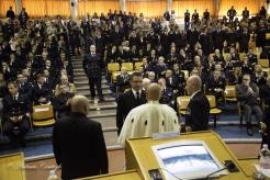 San Vito (Ta)/  Reportage Fotografico. Consegna Laurea ai Marescialli della Marina. Corso di Laurea in Scienze e Gestione delle Attività Marittime e Laurea in Infermieristiche