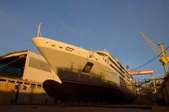 Ancona/ Fincantieri. Varata “Le Lyrial”, la quarta nave extra lusso per Ponant