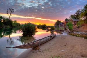 Sunrise on Don Det, 4000 Islands, Laos