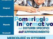 Pomeriggio inFormativo Disturbi Specifici dell’Apprendimento