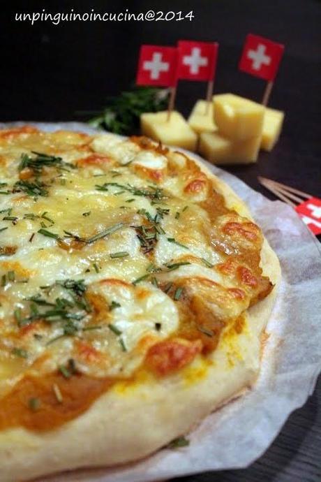 Pizza con zucca e Emmentaler DOP