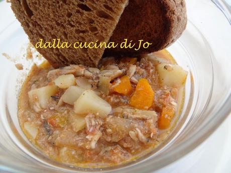 Zuppa 'povera' di sardine