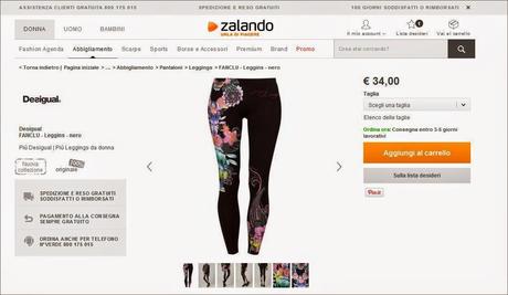 Il mio primo acquisto su Zalando