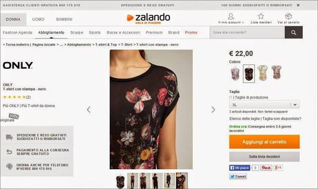 Il mio primo acquisto su Zalando